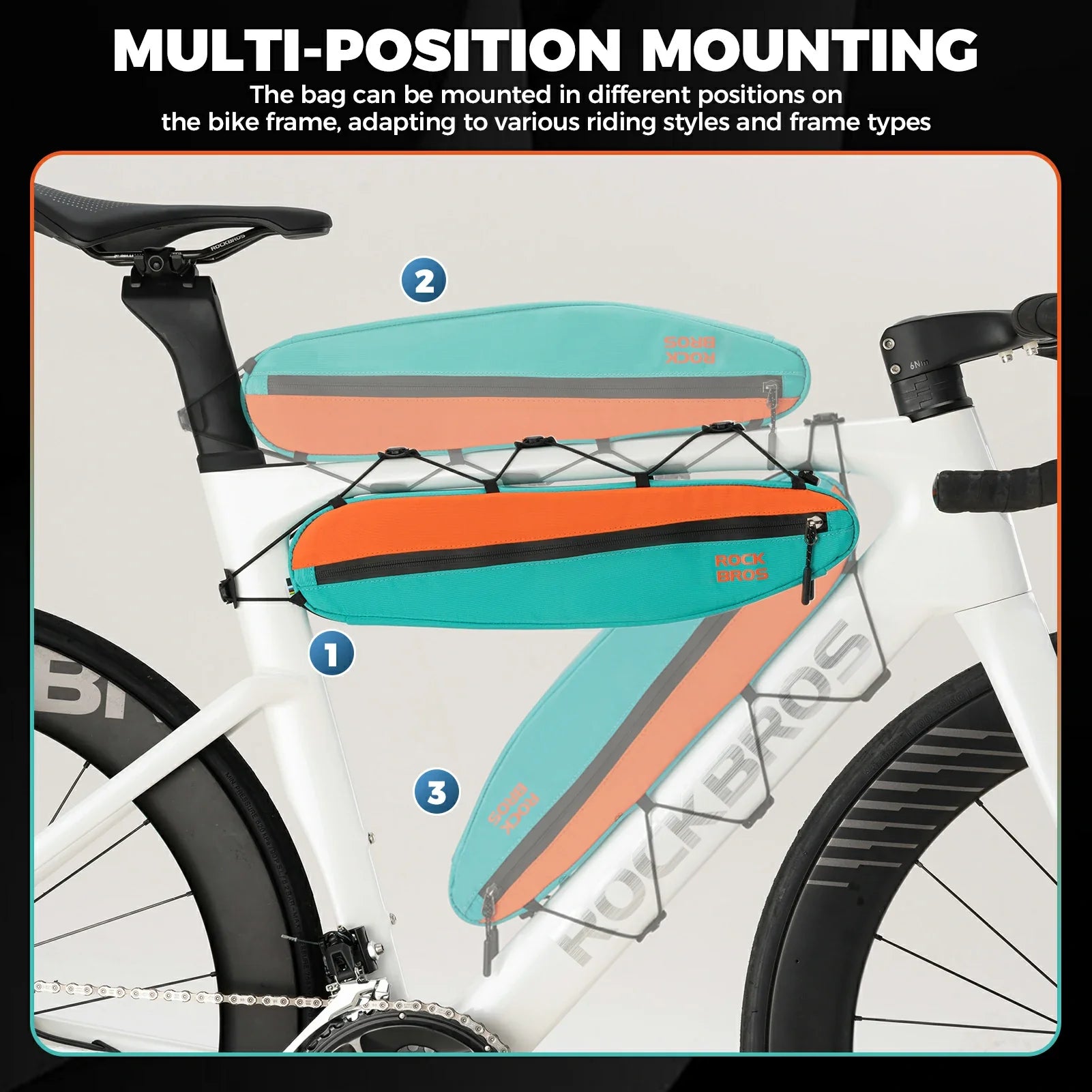 1.4L Bike Frame Bag