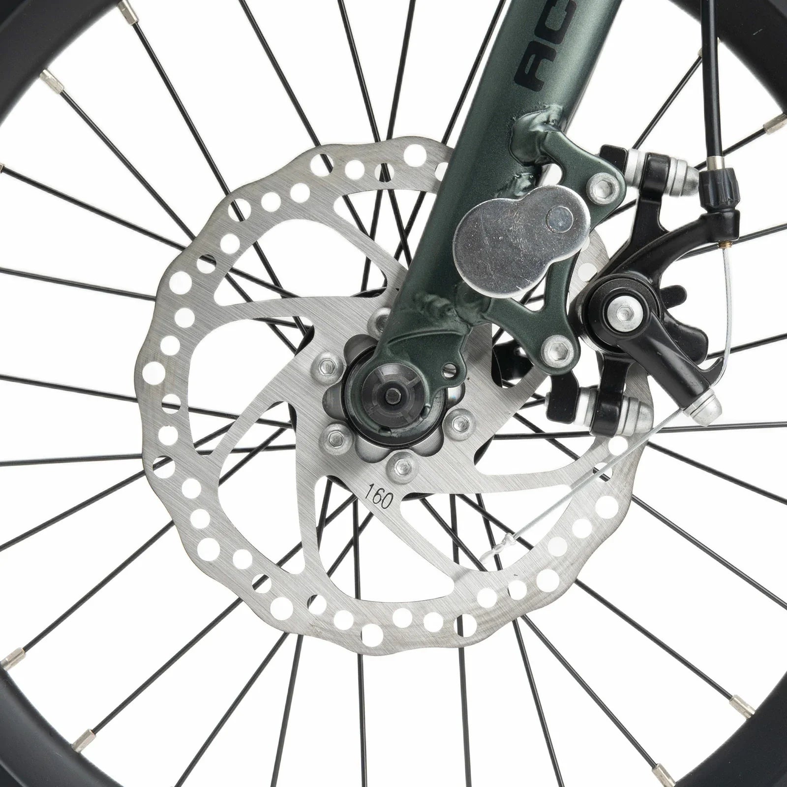 16 Inch Folding Bike 9 Speed #Color_Green