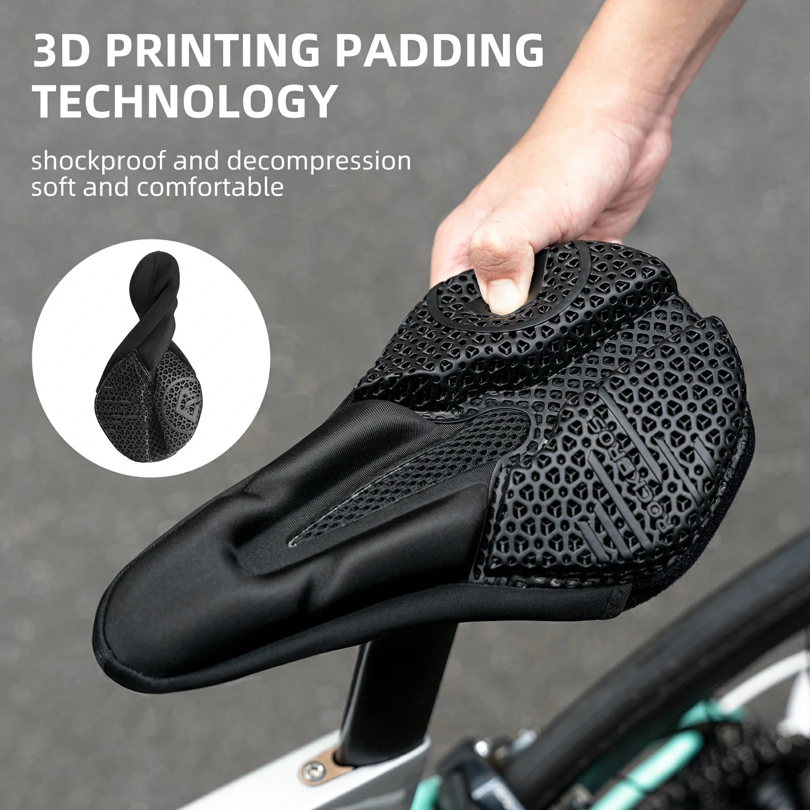 Funda De Sillín Para Bicicleta Con Tecnología De Impresión 3D