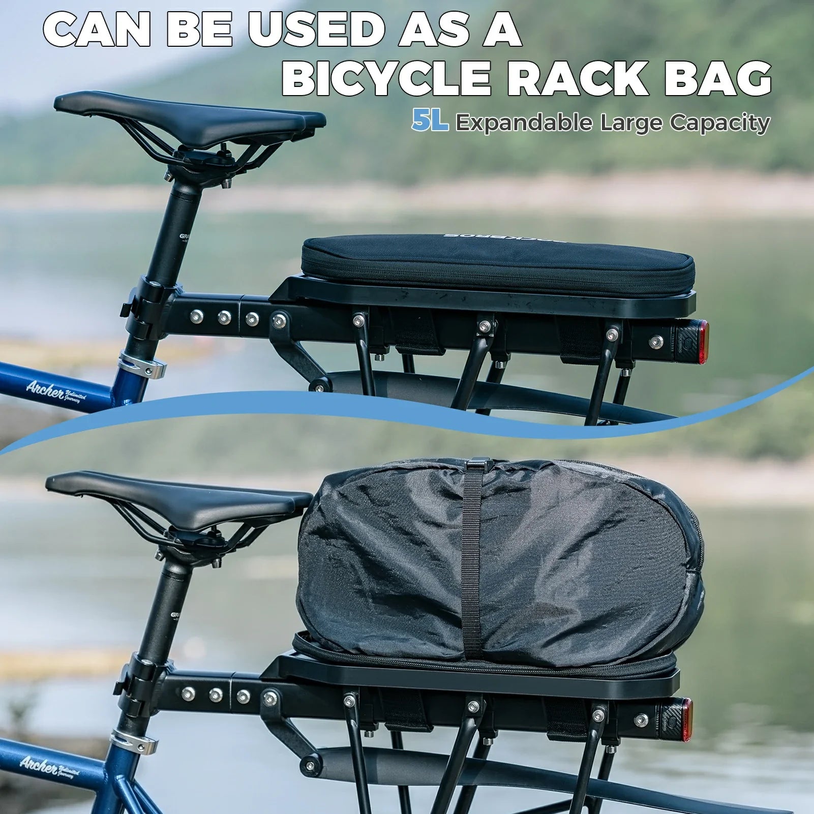 5L Expandable Bike Seat Bag - D83