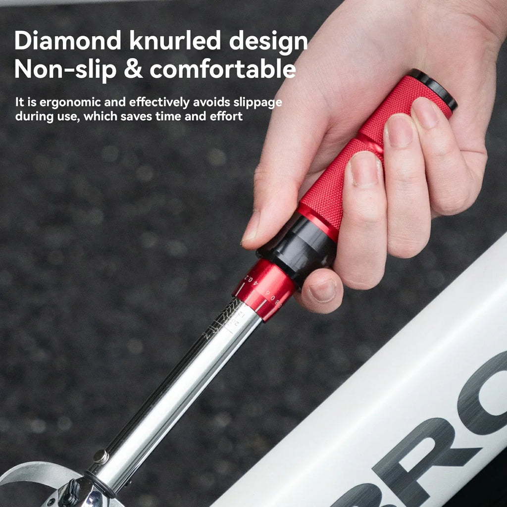 ROCKBROS Adjustable Torque Wrench Set for Bicycle Maintenance 72-tooth 2-24 Nm Torque - ROCKBROS-UK