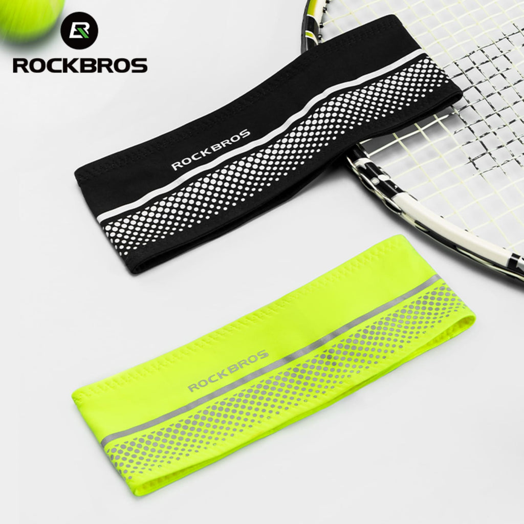 ROCKBROS Reflective Sports Sweat Band - Stay Cool & Visible 