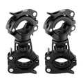 ROCKBROS 2 Pieces Bike Torch Clamp 360° Rotatable Bike Flashlight Mount