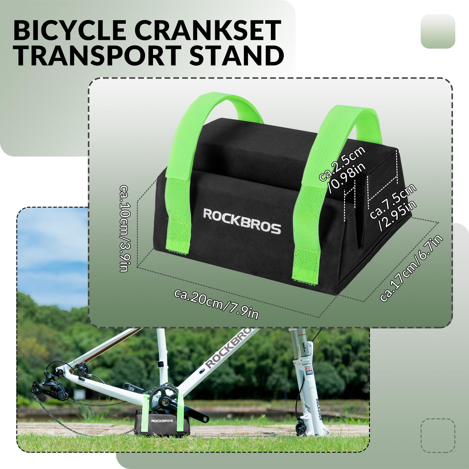ROCKBROS Bicycle Chainset Protection Pad for Most Types of Chainset