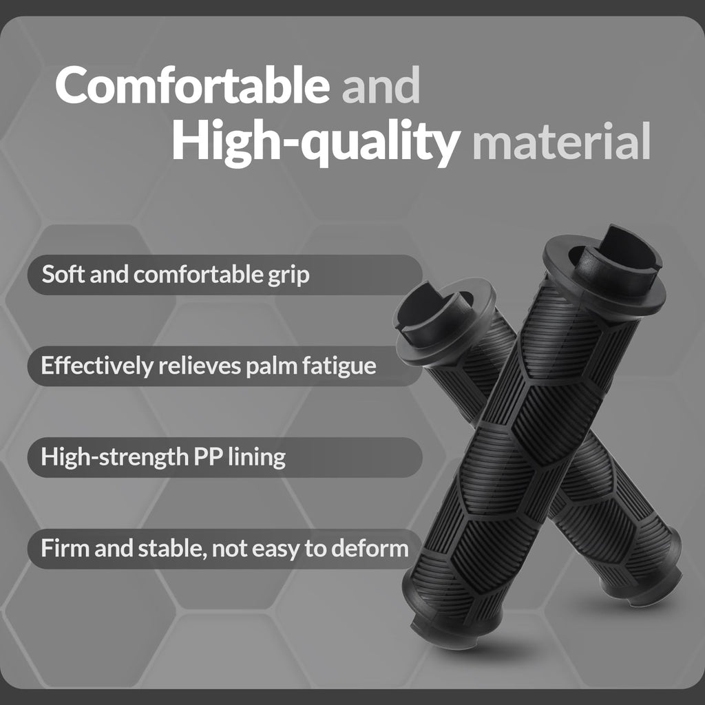 ROCKBROS Bicycle Handlebar Grips Non-slip Rubber Handlebar Grips #Color_Black