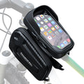 ​ROCKBROS Bike Frame Bag – Phone Storage with Touch Screen Access (Water-Resistant)