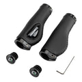ROCKBROS Bike Handle Grips Ergonomics Design Soft Gel Lock-On Grips #Color_Black