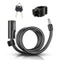 ROCKBROS Bike Locks High Security Lock for Bicycle Heavy Duty Cycling Locks #Color_Black