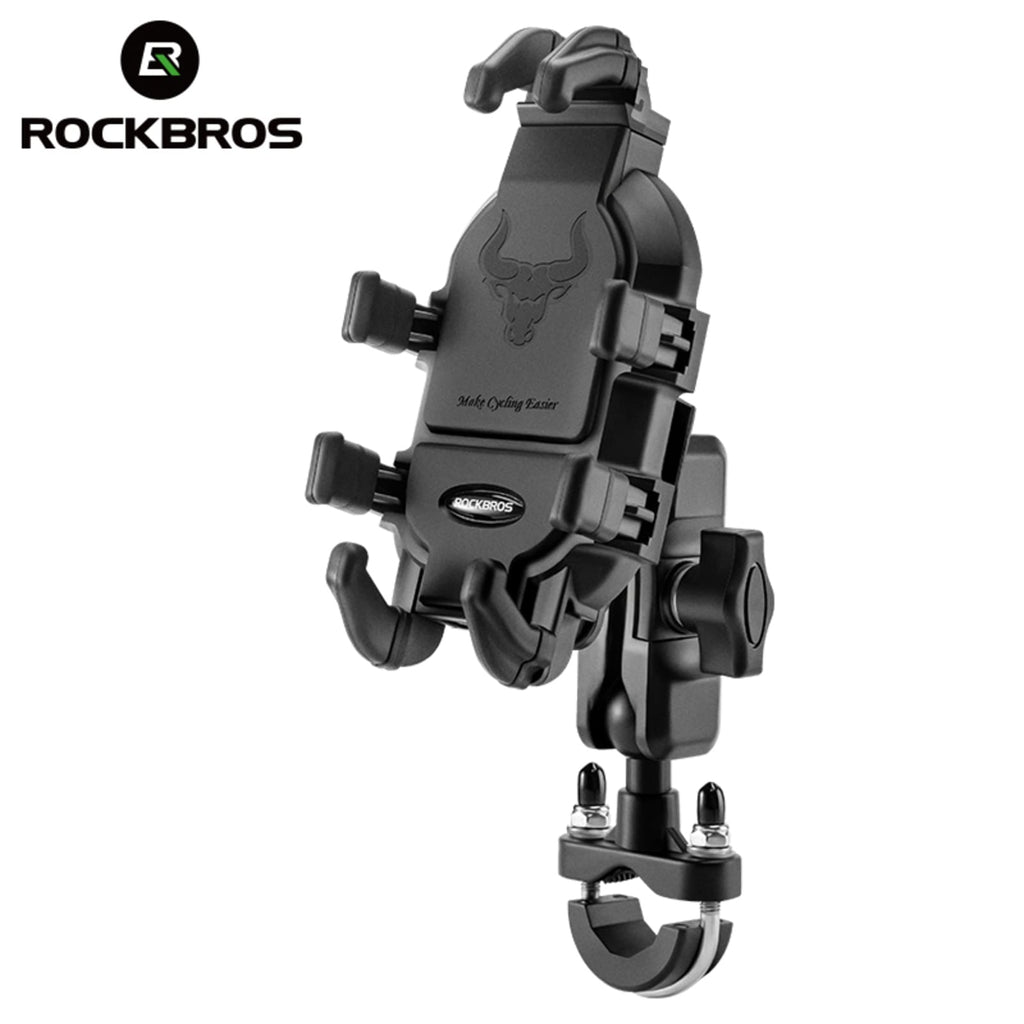 ​ROCKBROS 360° Adjustable Bike Phone Mount – Secure & Versatile Cycling Companion #Style_U-Bar Handlebar