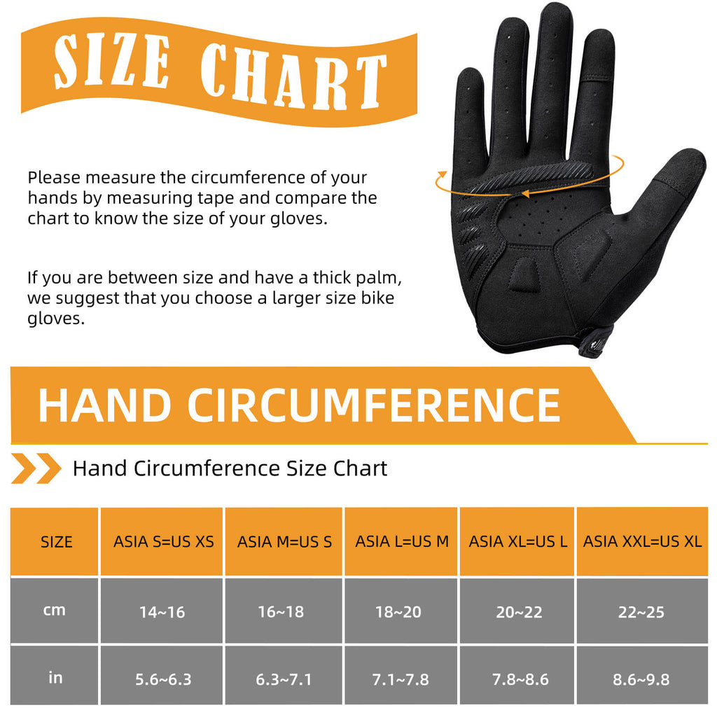 ROCKBROS Breathable Anti-Slip Shockproof SBR Padded Sport Gloves