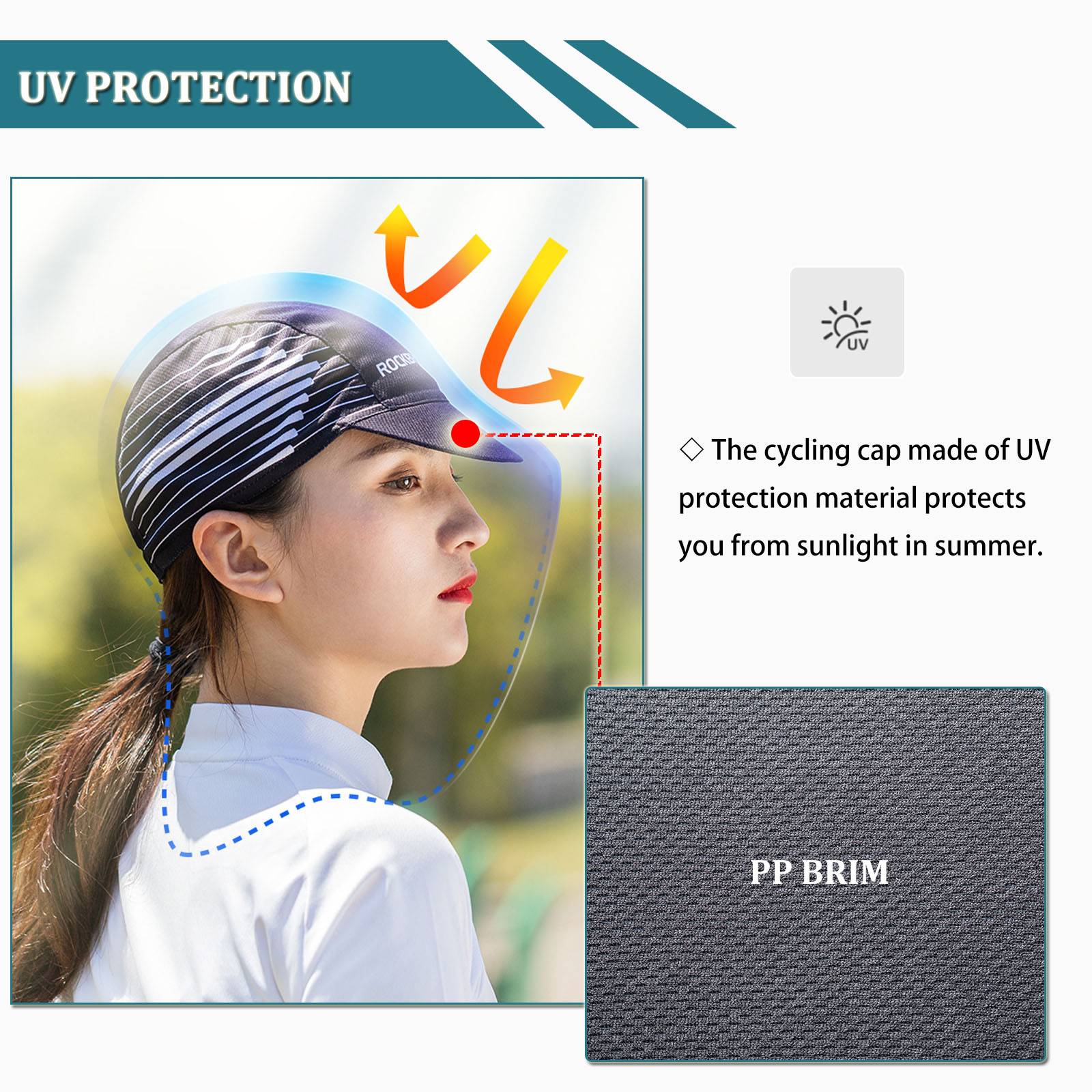 ROCKBROS Cycle Cap Motorcycle Helmet Liner Caps Cycling UV Protection
