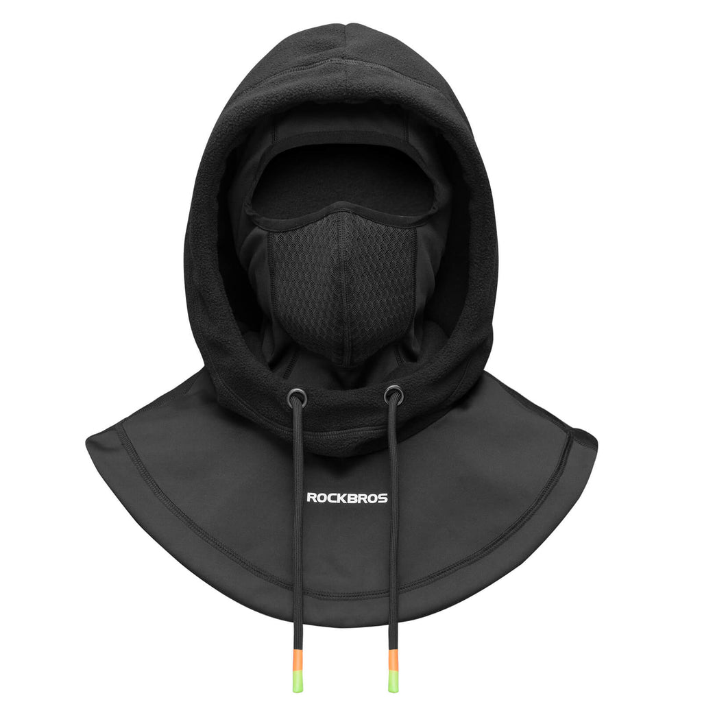 ROCKBROS Cycling Balaclava Windproof Warm Breathable for Men and Women #Style_Black02