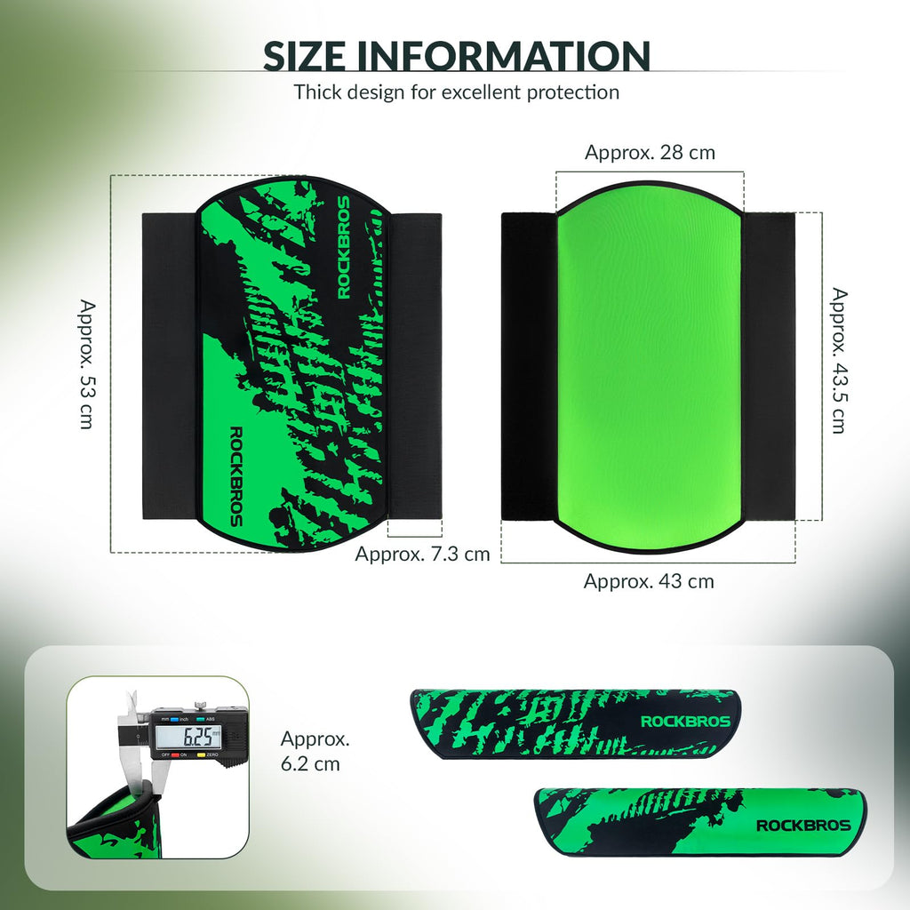 ROCKBROS Ebike Battery Protective Cover for Integrated Frame Battery 28-38 cm