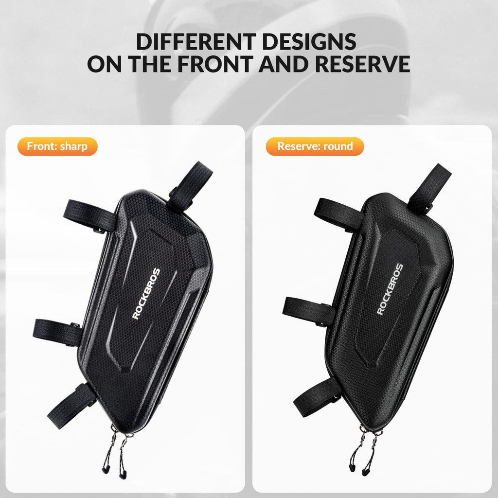 ROCKBROS Motorcycle Bag Motorcycle Water-Repellent Tool Bag 1.5L Black #Style_Right