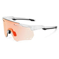 ROCKBROS Photochromic Sports Sunglasses Fashion Windproof Eyewear #Color_Transparent