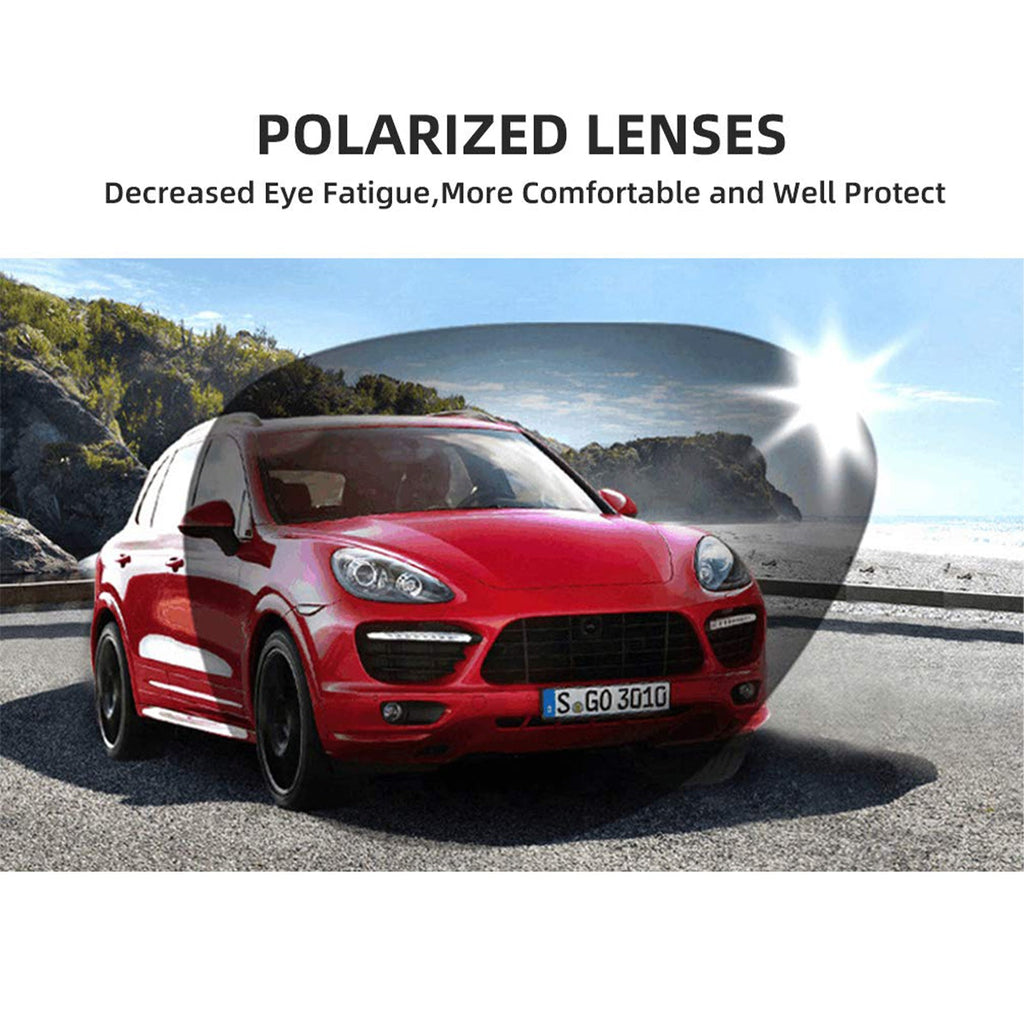 ROCKBROS Polarized Cycling Sunglasses with 5 Interchangeable Lenses ALT #color_Red Grey