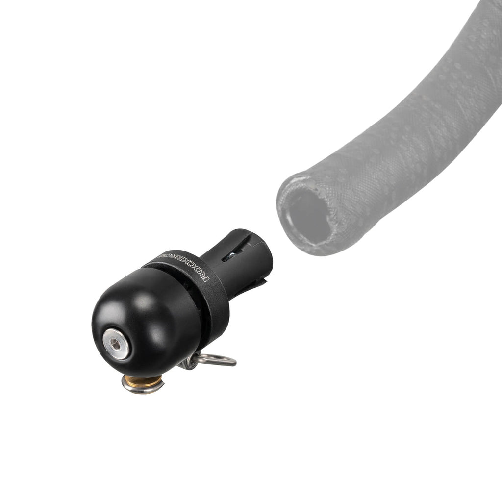 ROCKBROS Road Bike Bell Handlebar Plug – Smart, Compact & Loud! #Color_Black