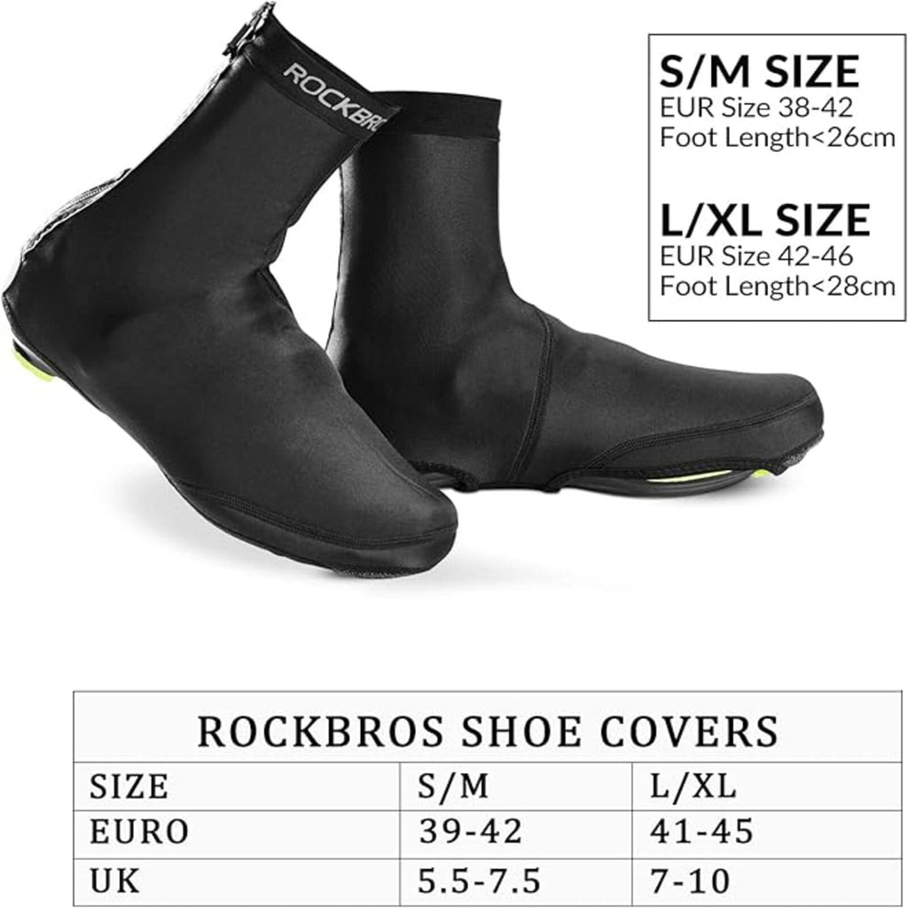 ​ROCKBROS Winter Windproof Cycling Shoe Covers – Ultimate Cold Weather Protection