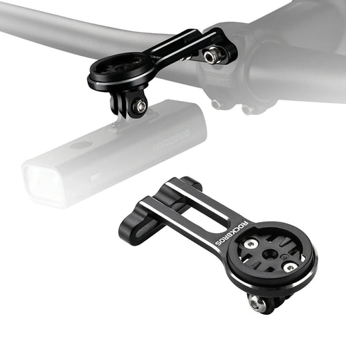 Lightweight aluminium bike computer mount for Garmin and Bryton
