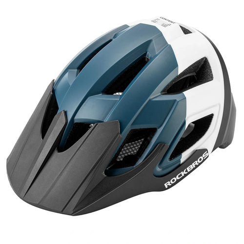 Adult bike helmet 58-62cm, safe lightweight cycling helmet for road and MTB#Color_Bright White