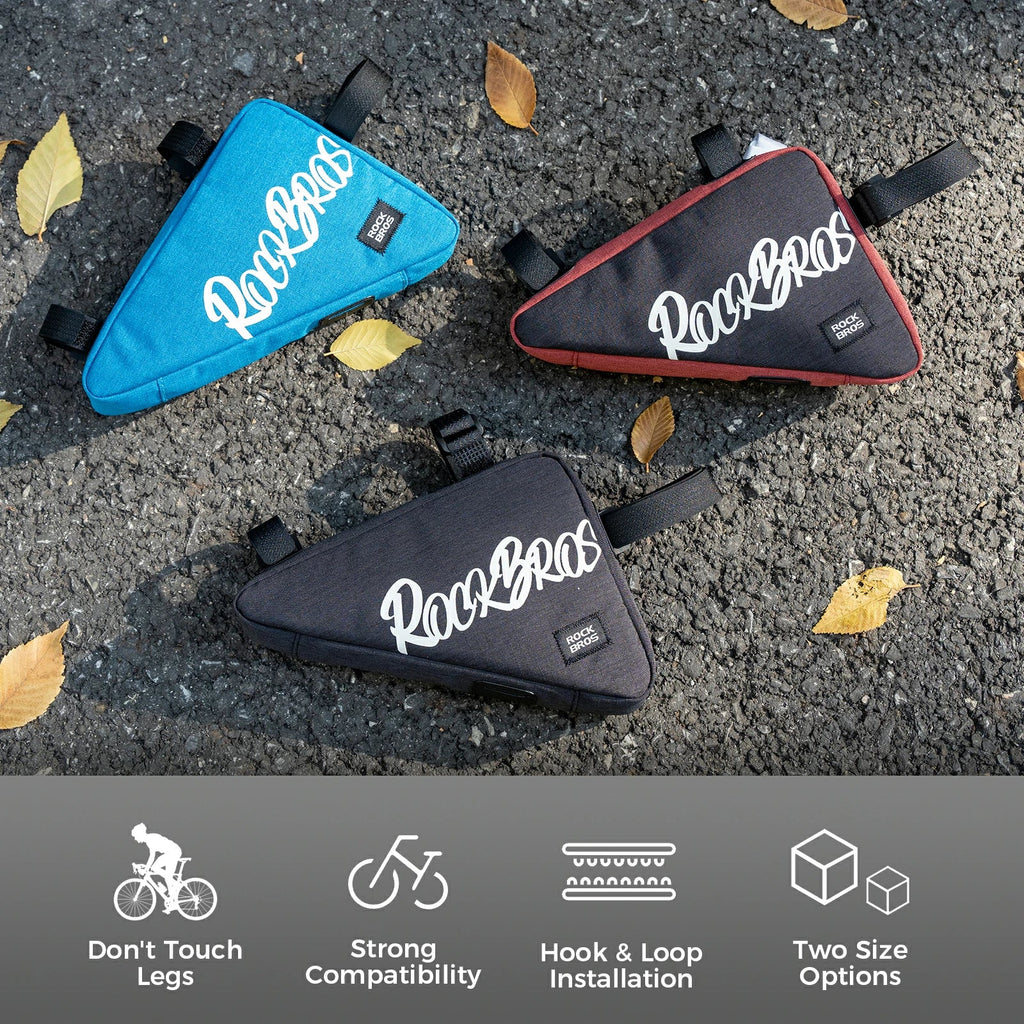 Bike Triangle Frame Bag Small Cycling Tool Essentials Storage 0.8L#Capacity_0.8L