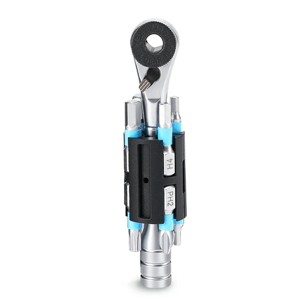 Compact Ratchet Tool Set Lightweight Cycling & Everyday Repair Kit