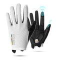 padded cycling gloves with touchscreen fingertips for comfortable and secure bike riding