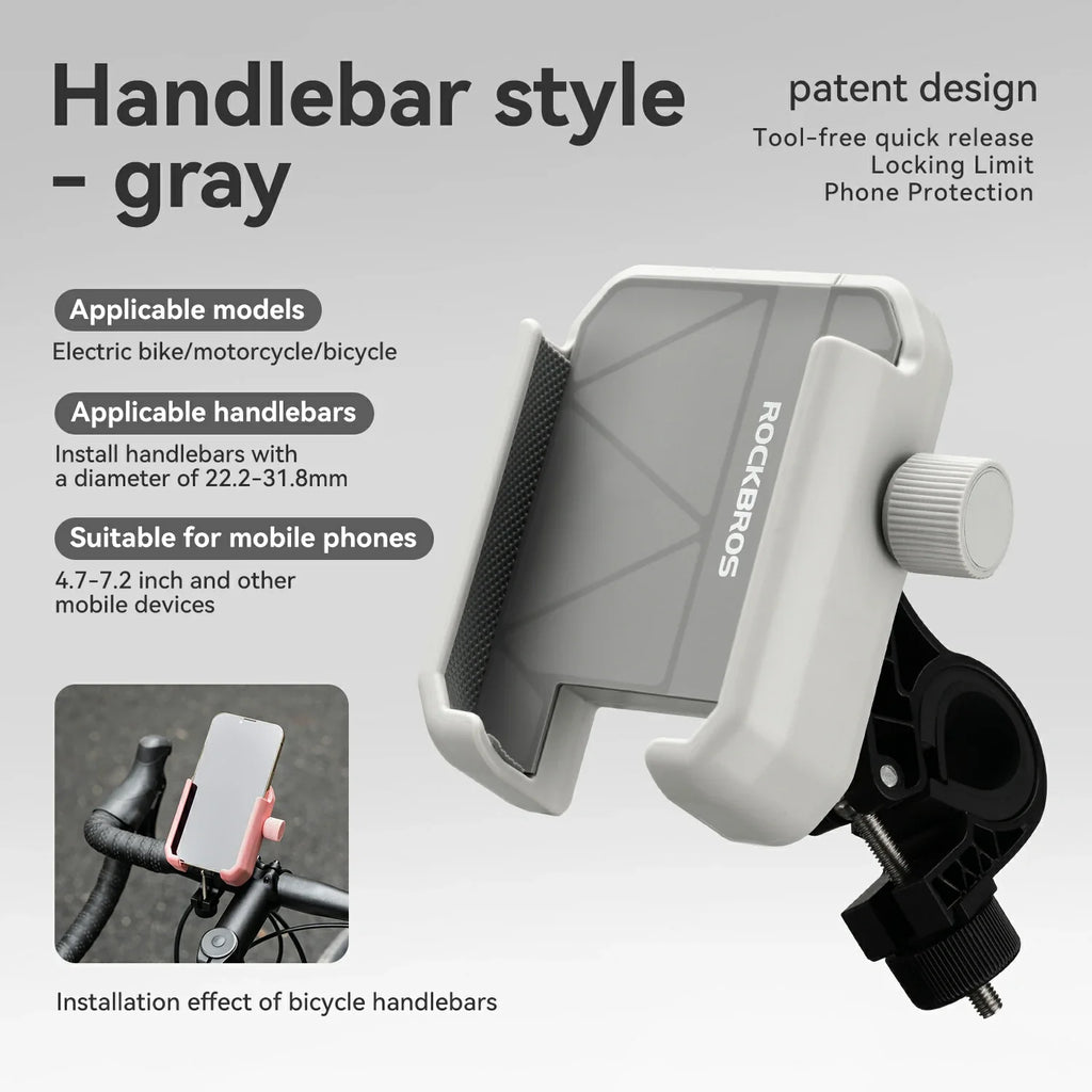#Color_Gray Size_Handlebar style