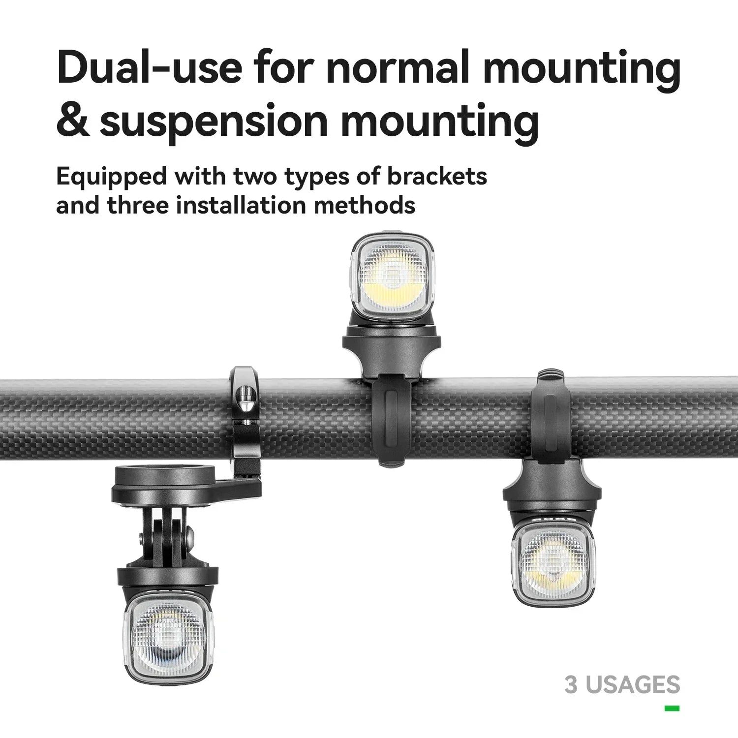 ROAD TO SKY Up to 1500 Lumens Bike Front Light