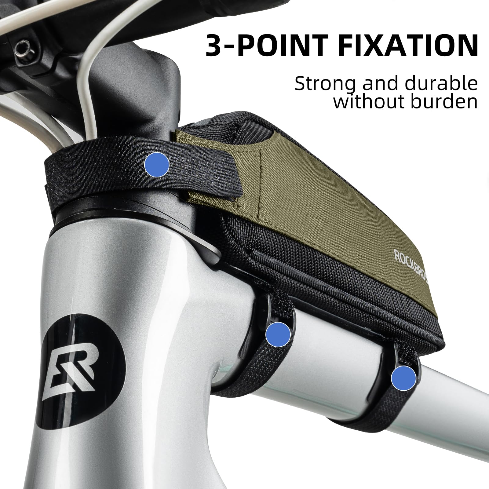 ROCKBROS Portable Bike Top Tube Bag Reflective Ultralight - ROCKBROS