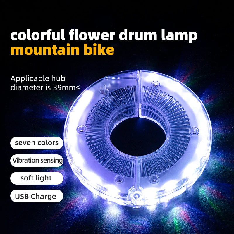 ROCKBROS led bike wheel light kids#Size_Kid Adult bike