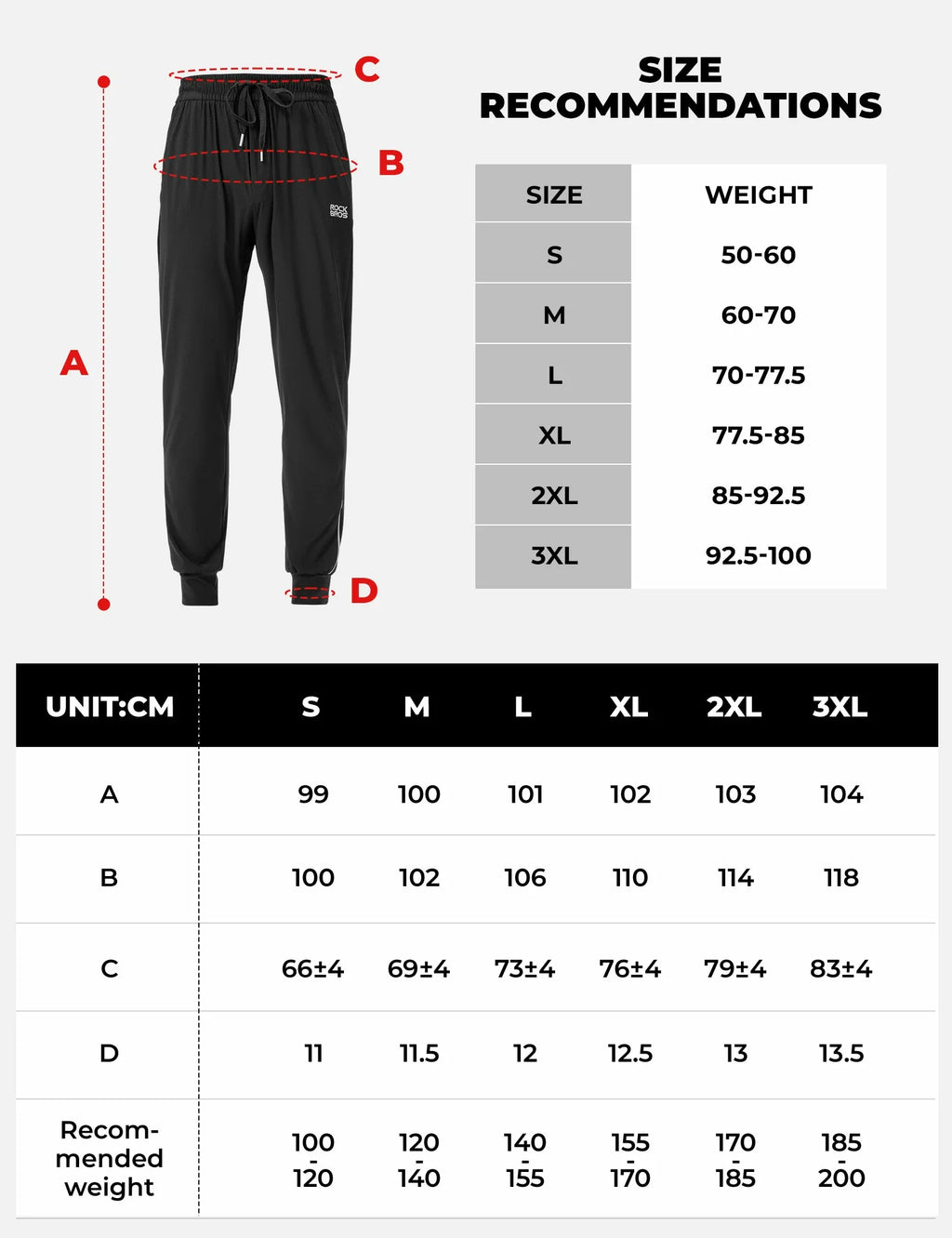 Pantalones de Ciclismo Ligeros de Secado Rápido para Hombre con Bolsillos y Tiras Reflectantes