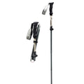 Qunature lightweight foldable trekking poles adjustable from 110 to 130cm, ideal for hiking, walking, and mountain adventures. #Color_Brown