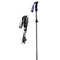 Qunature lightweight foldable trekking poles adjustable from 110 to 130cm, ideal for hiking, walking, and mountain adventures. #Color_Purple