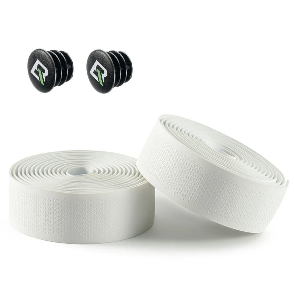 Extra long 220cm 3mm thick road bike handlebar tape for comfort and grip#Style_White-EVA