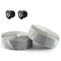 Extra long 220cm 3mm thick road bike handlebar tape for comfort and grip#Style_Grey PU