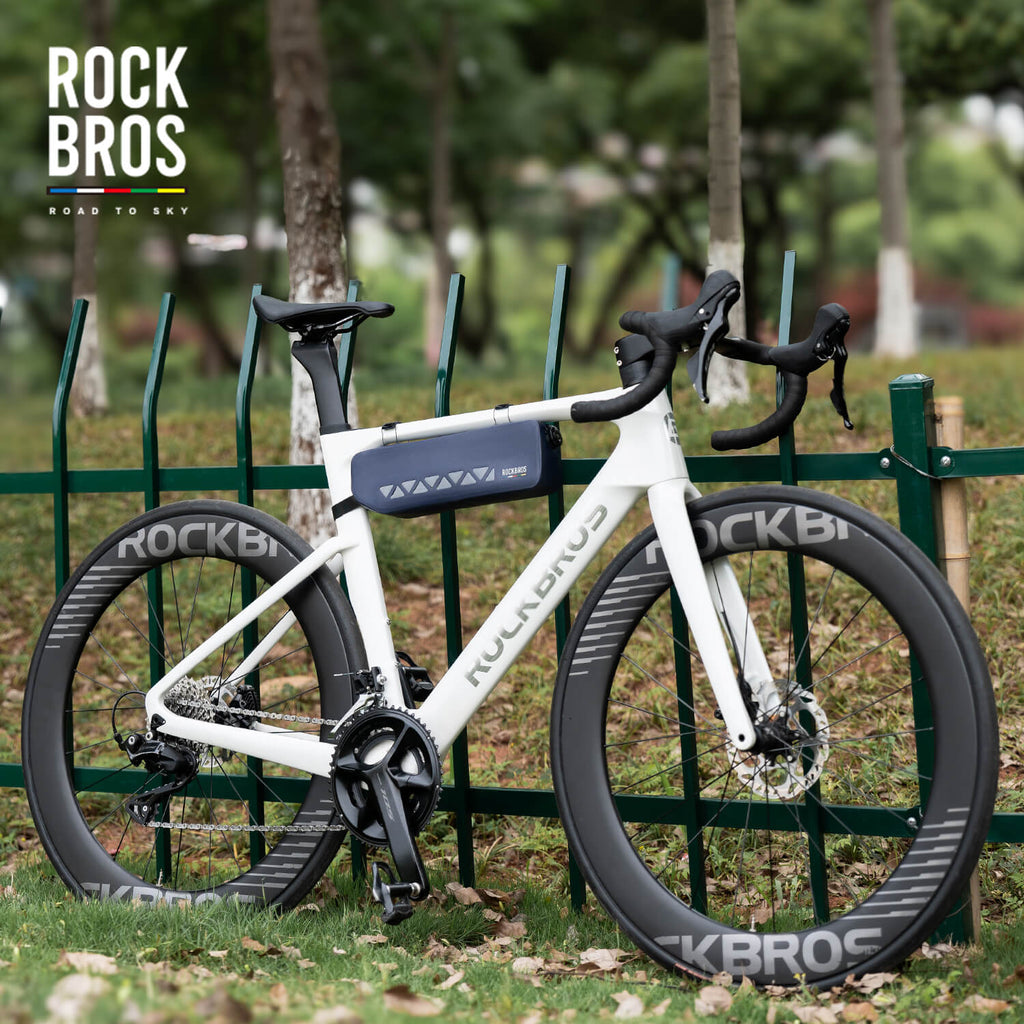 road to sky 100% waterproof bike frame bag model as-142 with secure storage 