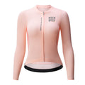 road to sky women’s long-sleeved cycling jersey with breathable and quick-drying fabric for road rides #Color_Pink