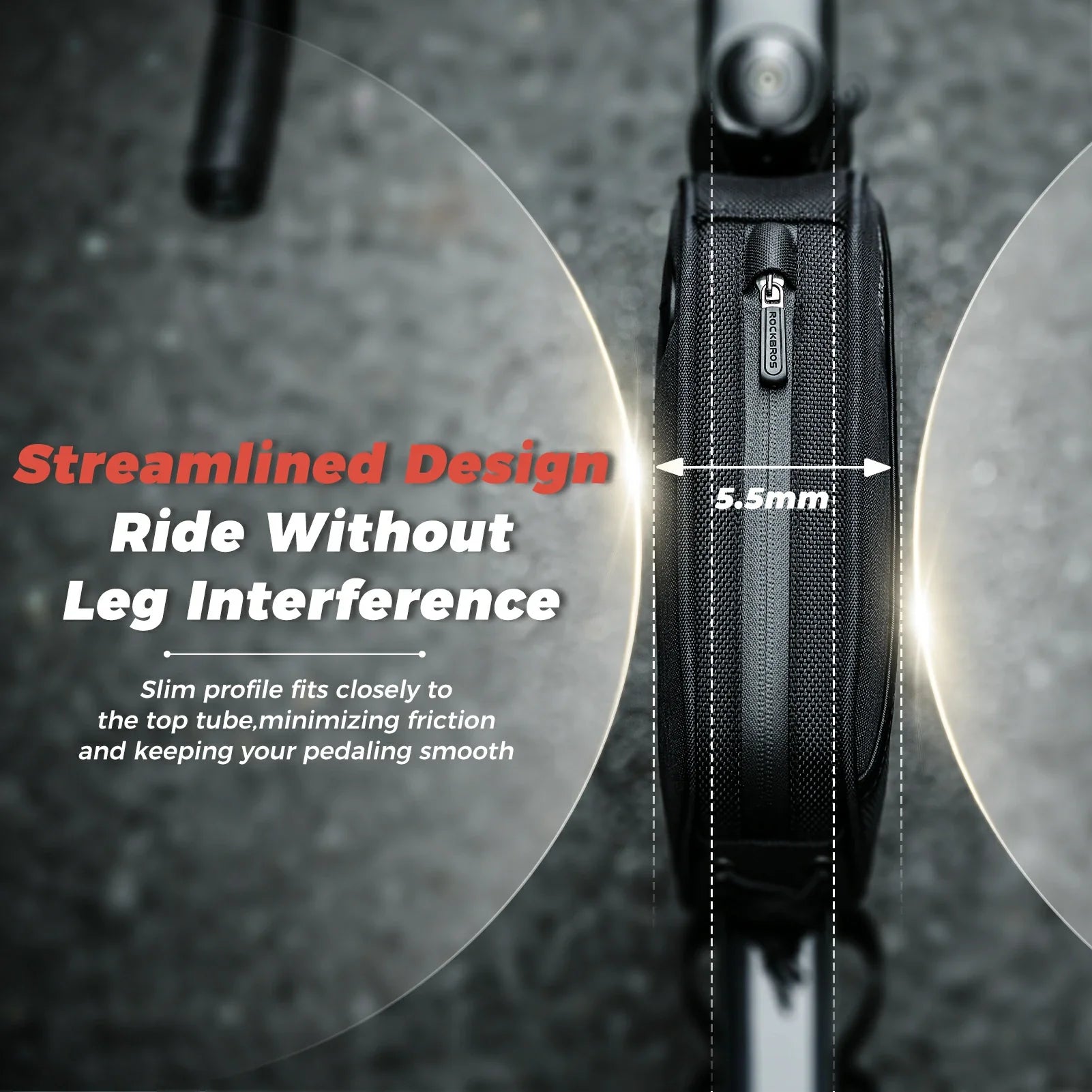 Bike Frame Bag Bicycle 1.3L