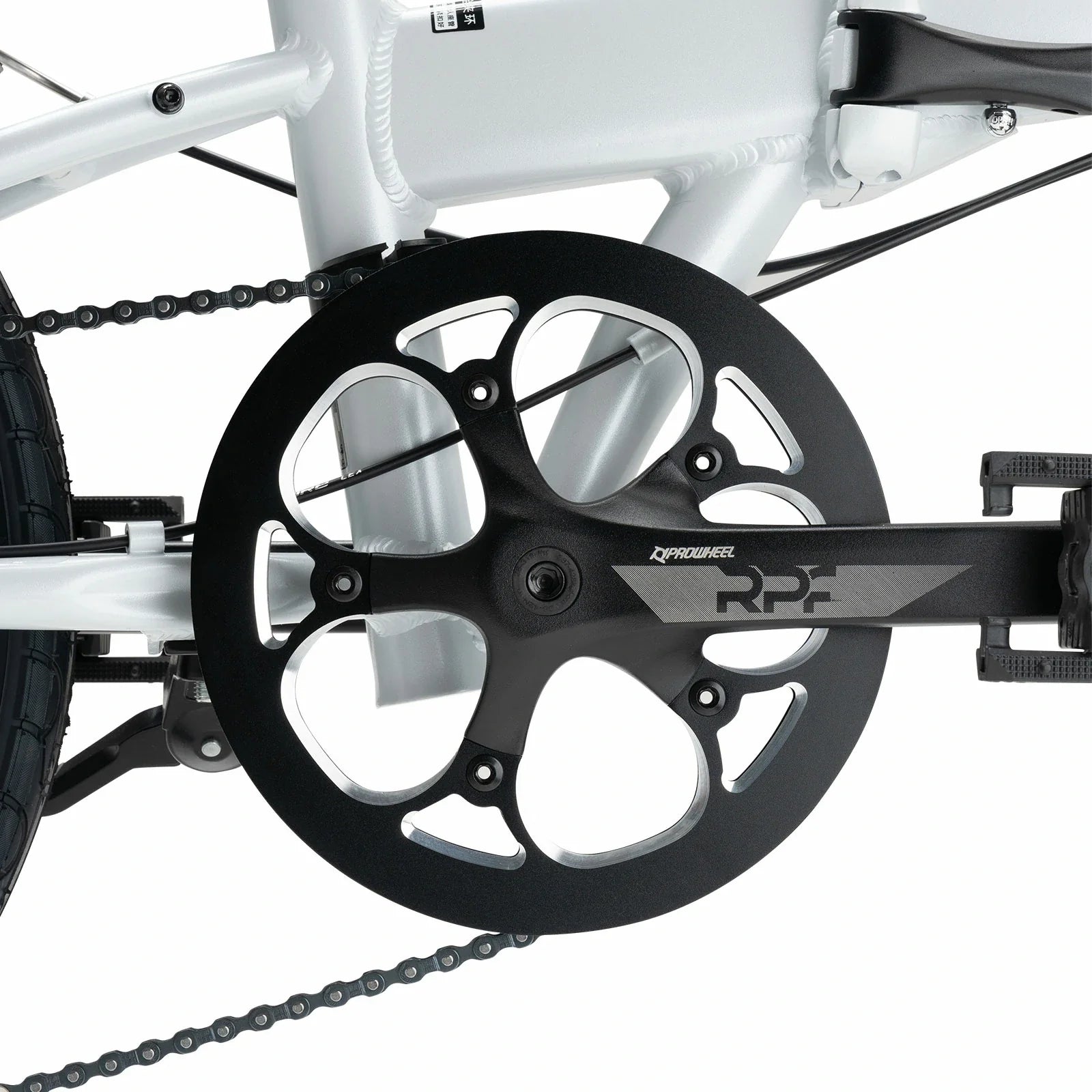 rockbros 20 inch aluminum folding bike 8 speed for city commuting
#color_White