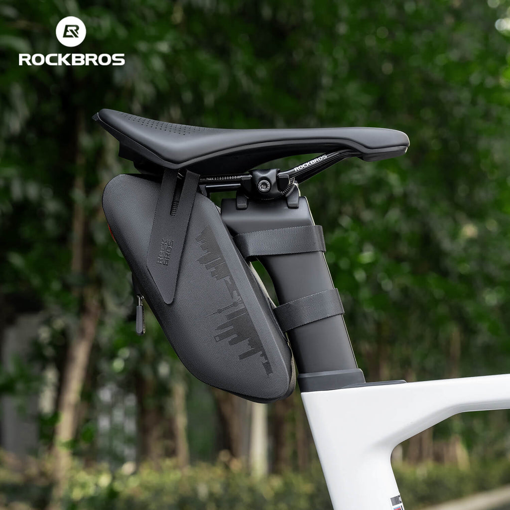 ROCKBROS Bike Saddle Bag Waterproof with Brake Sensor Tail Light - AS-078-1 - ROCKBROS-UK