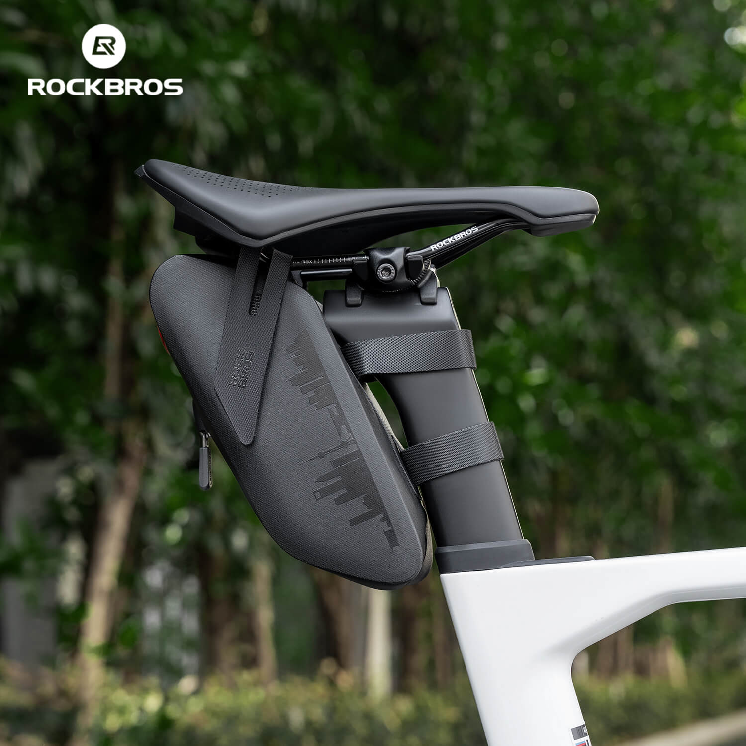 ROCKBROS Bike Saddle Bag Waterproof with Brake Sensor Tail Light - AS-078-1 - ROCKBROS-UK