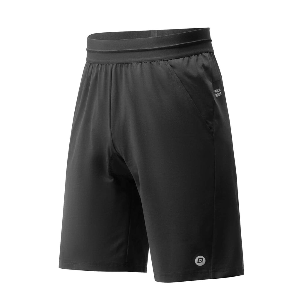 Urban lifestyle scene wearing ROCKBROS Cityride commuter cycling shorts.