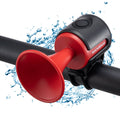 rockbros electric bicycle bells with ipx4 waterproof design for safe cycling #Color_Red