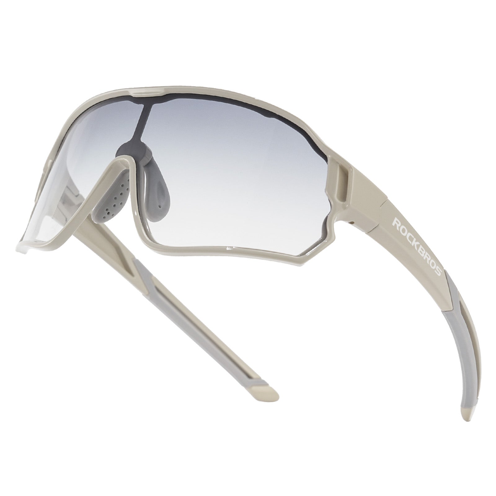 ROCKBROS Kids Photochromic Cycling Glasses UV400 Protection with TR90 Frame#Color_Gray