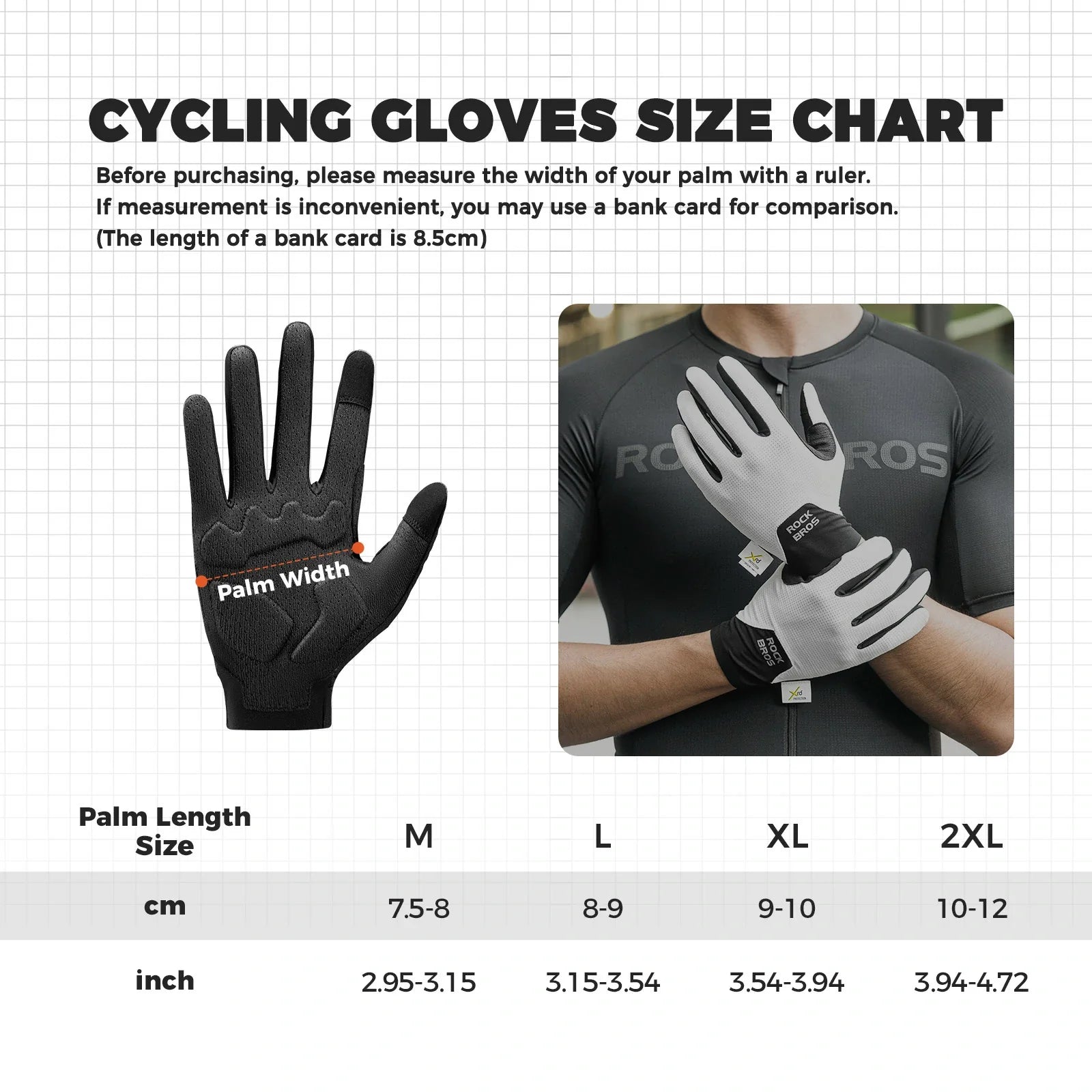 S403-1 Summer Cycling Gloves Padded, Breathable & Touchscreen | ROCKBROS