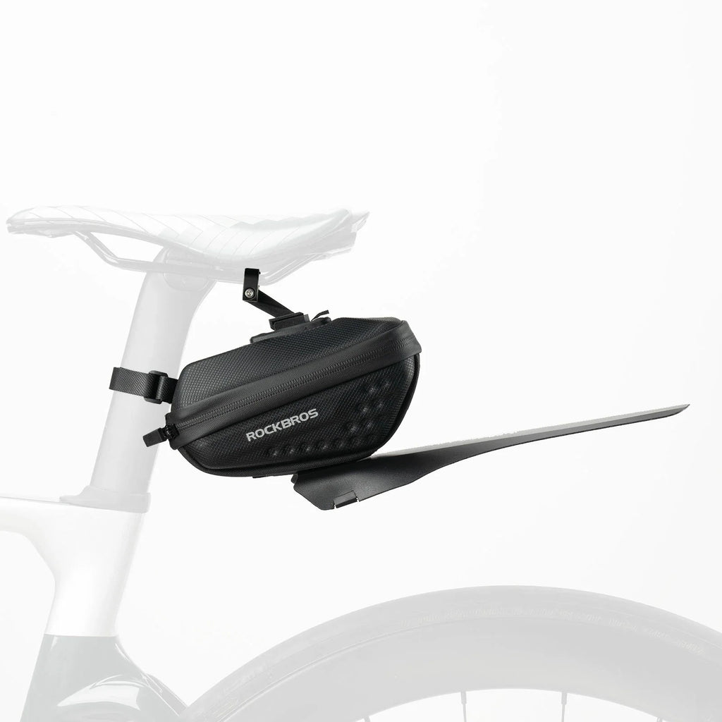 Cycling saddle bag 0.8L with mudguard for MTB and road bikes#Capacity_0.8L