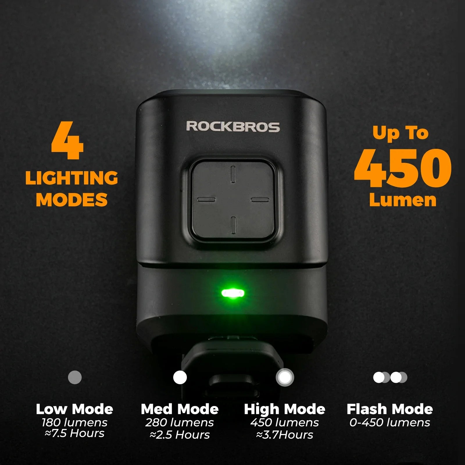 Electric Bicycle Headlight with Horn