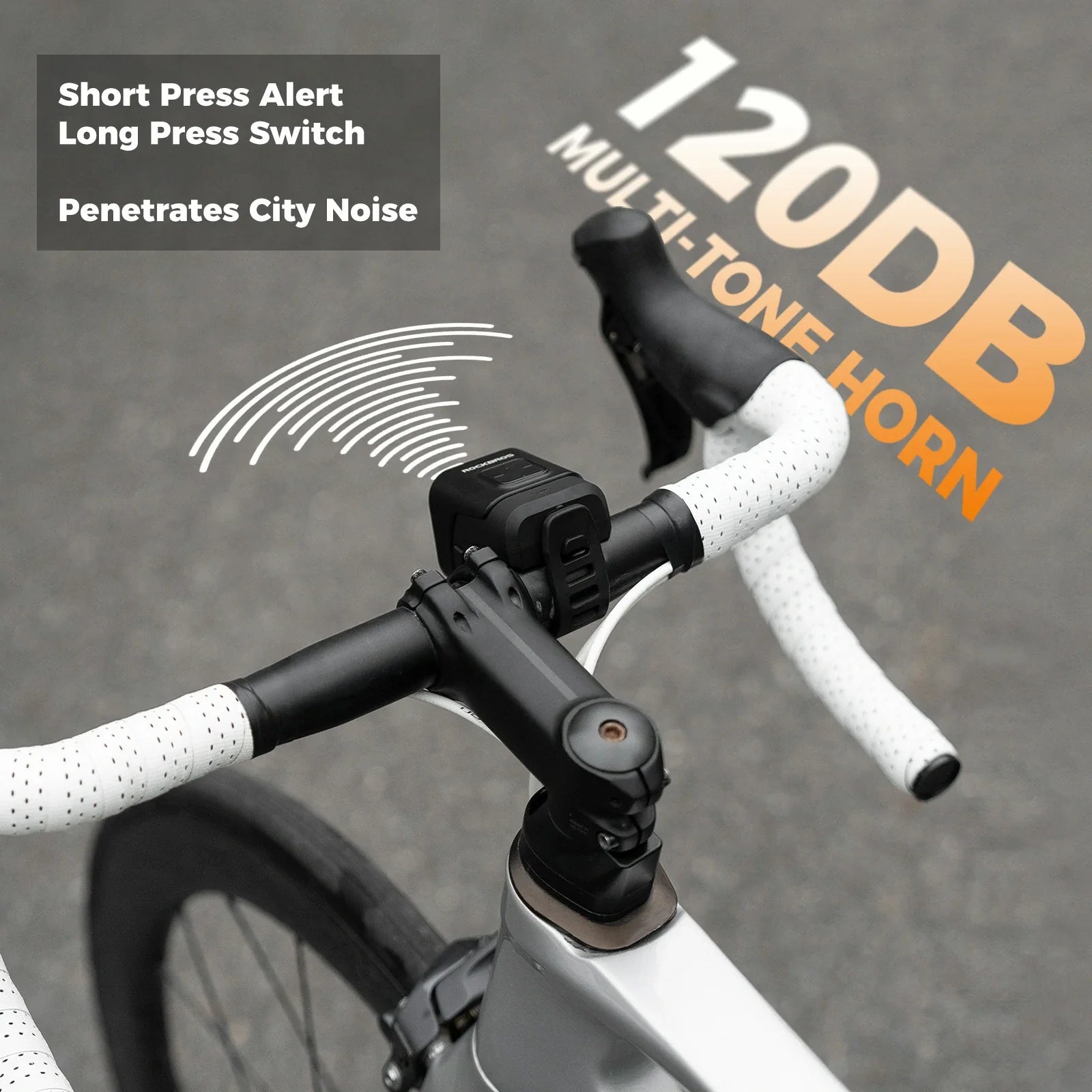 Electric Bicycle Headlight with Horn