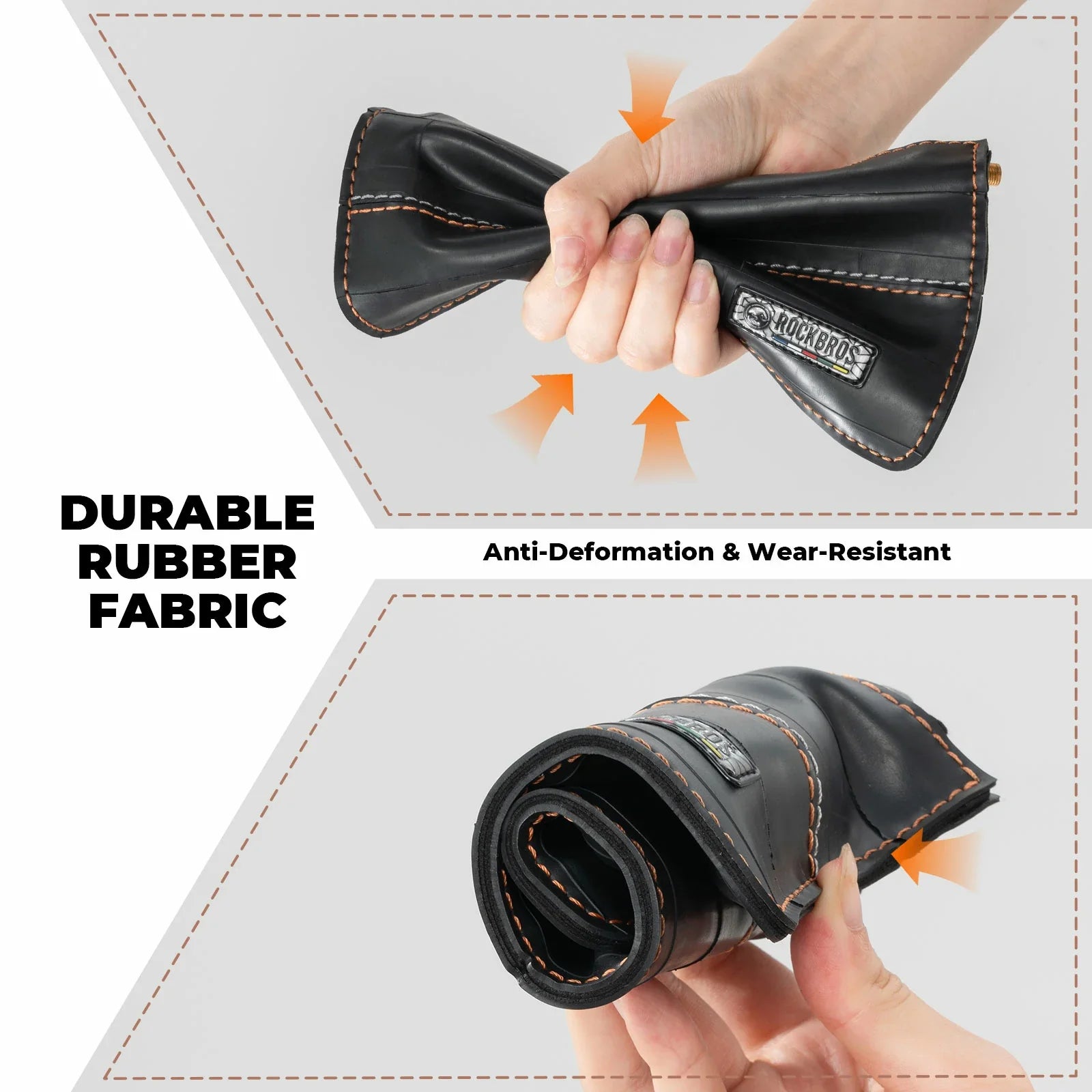 Road-to-Sky Sustainable Eco-Friendly Recycled Tire Bike Wallet 0.7L